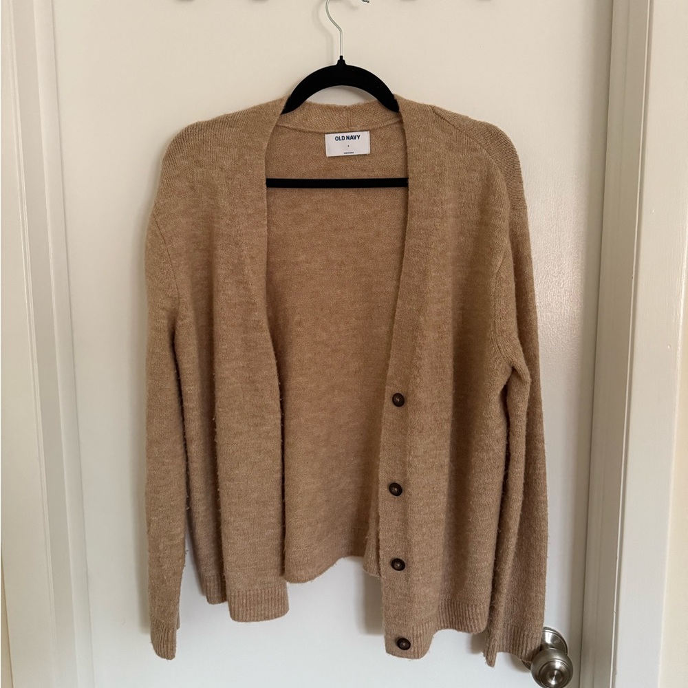 Old Navy Women's Tan Cardigan Sweater